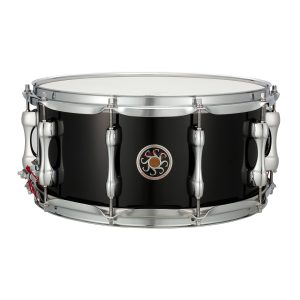 SAKAE SD1455MAM-RB - 14\" x 5.5\" Evolved 6-Ply 10 Tension Maple Snare, Real Black