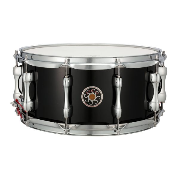SAKAE SD1455MAM-RB - 14\" x 5.5\" Evolved 6-Ply 10 Tension Maple Snare, Real Black