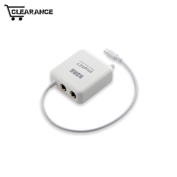 plugKEY(Clearance) - MIDI/Audio Interface for iOS with Lightning Connector, White