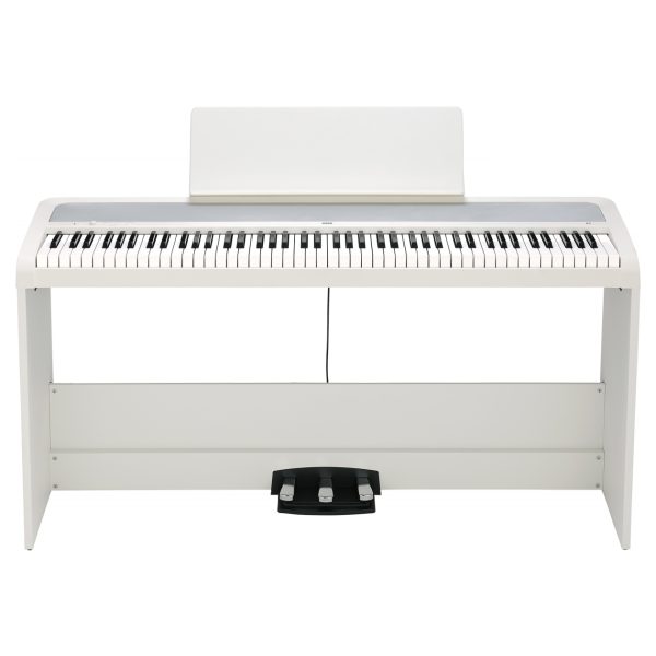 B2SP WH - Digital Piano with Stand and 3-Pedal Unit, White